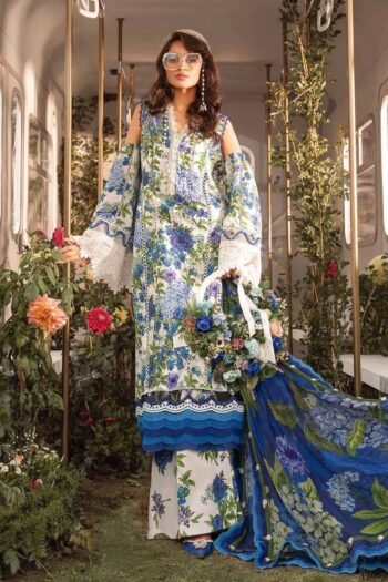 MARIA B - 3PCS LAWN PRINTED – WOMEN’S – UNSTITCHED