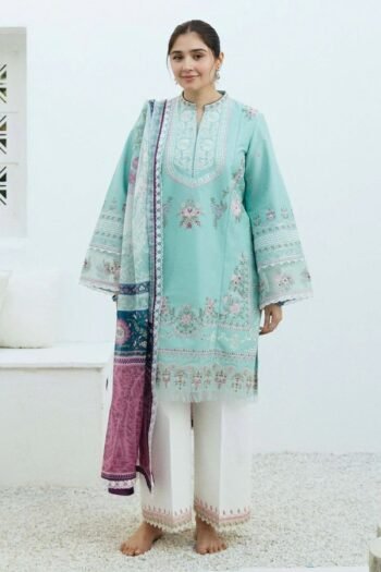 ZARA SHAHJAHAN - 3PCS LAWN EMBROIDERED – WOMEN’S – UNSTITCHED