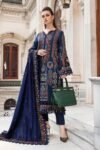 MARIA B - 3PCS DHANAK EMBROIDERED – WOMEN’S – UNSTITCHED - 3028