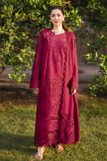 ZARA SHAHJAHAN - 3PCS LAWN CHICKENKARI – WOMEN’S – UNSTITCHED