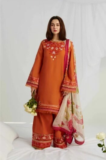 ZARA SHAHJAHAN - 3PCS LAWN EMBROIDERED - WOMEN'S - UNSTITCHED
