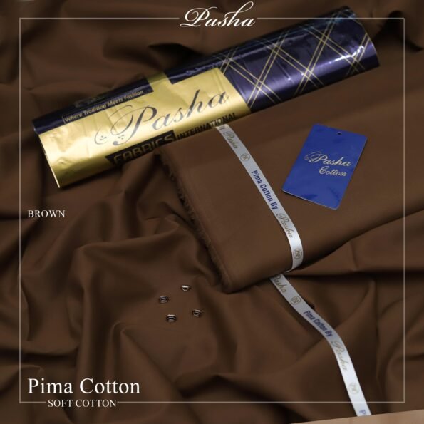 PASHA’S PIMA COTTON – CAFE NOIR – MEN’S – UNSTITCHED