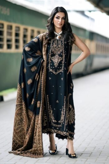 IZEL - 3PCS LAWN EMBROIDERED - WOMEN'S - UNSTITCHED