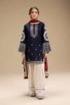 JAZMIN - 3PCS DHANAK EMBROIDERED - WOMEN'S - UNSTITCHED
