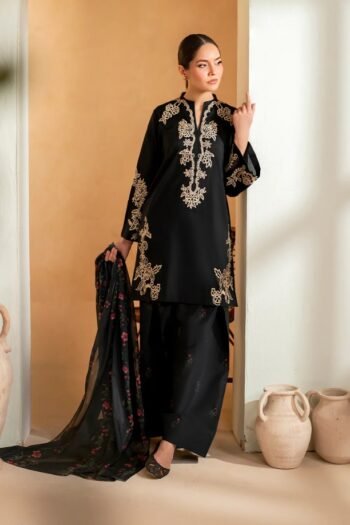 IZNIK - 3PCS DHANAK EMBROIDERED - WOMEN'S - UNSTITCHED