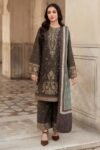 JAZMIN - 3PCS DHANAK EMBROIDERED - WOMEN'S - UNSTITCHED - 200