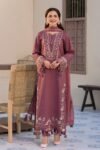 JADE - 3PCS DHANAK EMBROIDERED - WOMEN'S - UNSTITCHED - 810