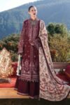 HUSSAIN REHAR - 3PCS DHANAK EMBROIDERED - WOMEN'S - UNSTITCHED - 205
